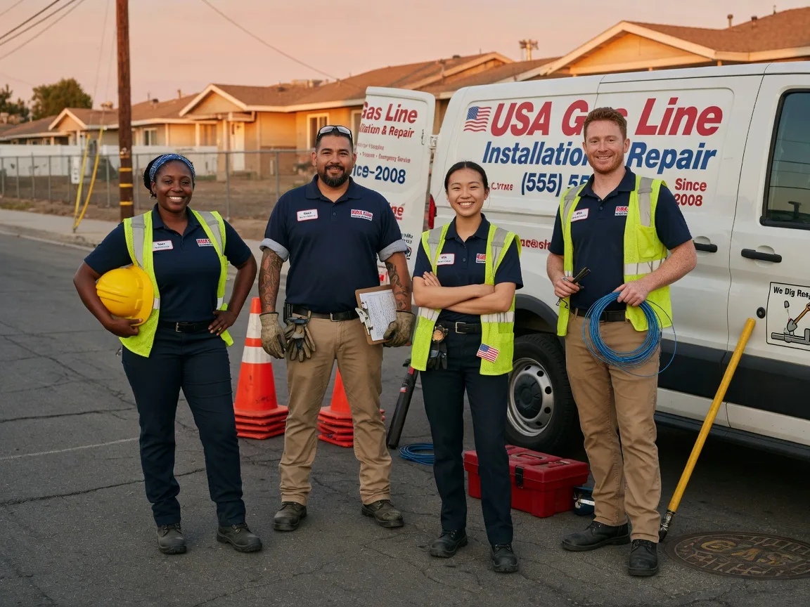 Gas Line Installation company in Waggoner, IL